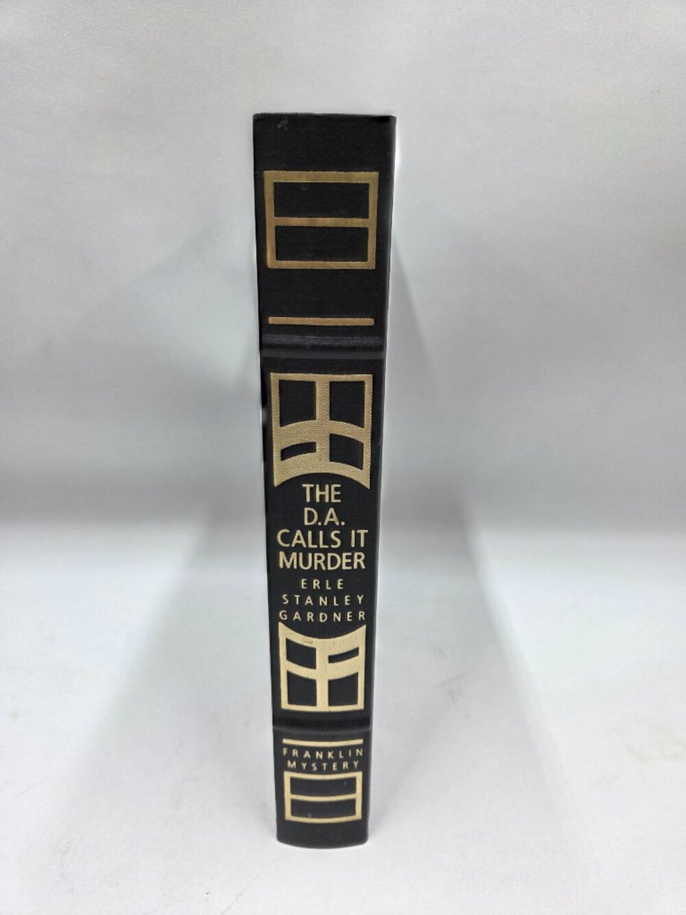 The DA Calls It Murder The Franklin Library HC Book Erle Stanley Gardner
